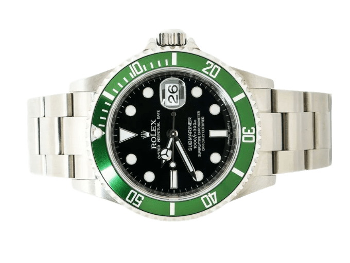 Rolex Submariner Hulk watch used for secured collateral loan.