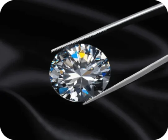 Loose round brilliant diamond—secure an instant pawn loan at Qollateral.
