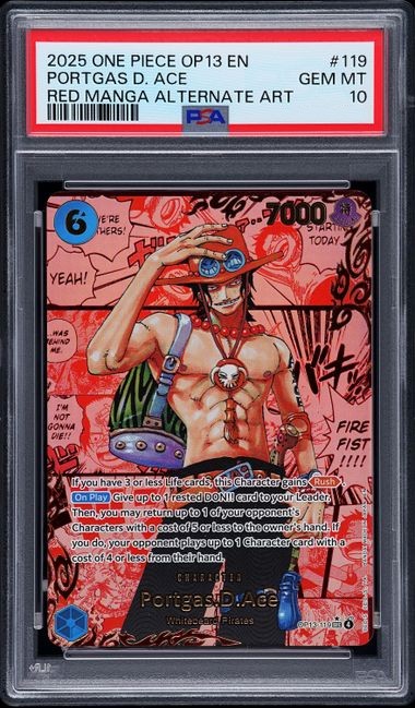 Portgase D Ace Card